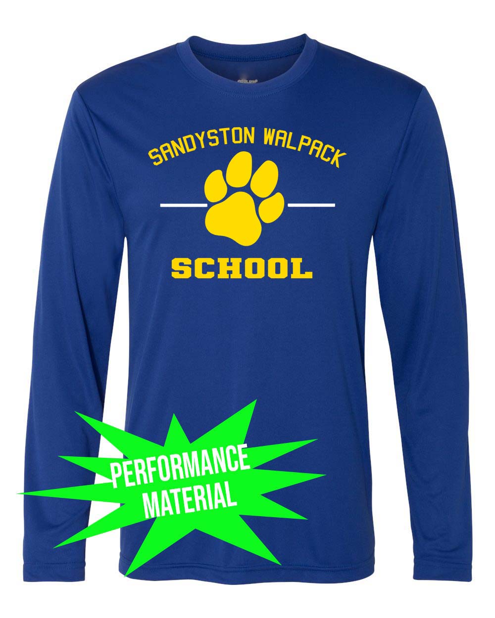 Sandyston Walpack Performance Material Design 4 Long Sleeve Shirt