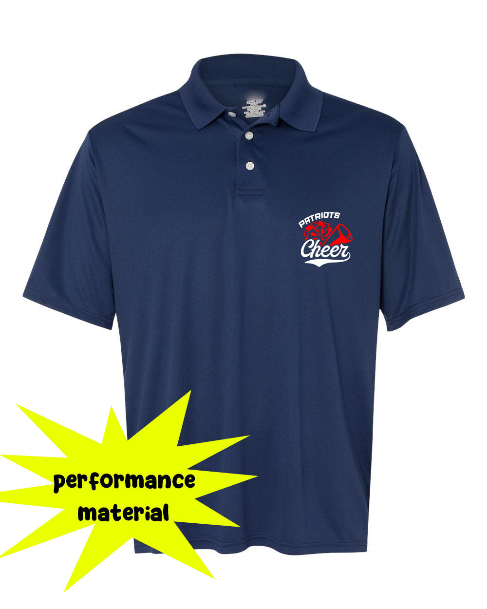 North Warren Design 2 Performance Material Polo T-Shirt