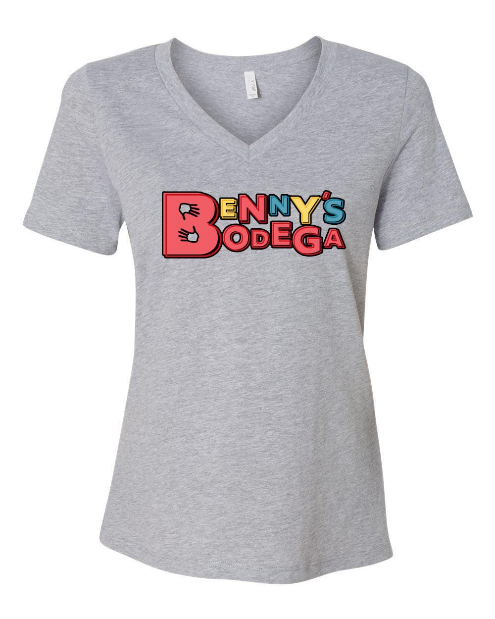 Benny Bodega V-neck T-shirt Design 1