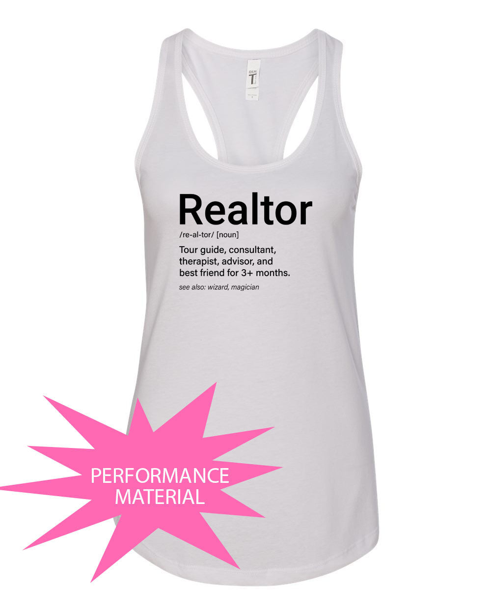 SCAR Performance Racerback Tank Top Design 4