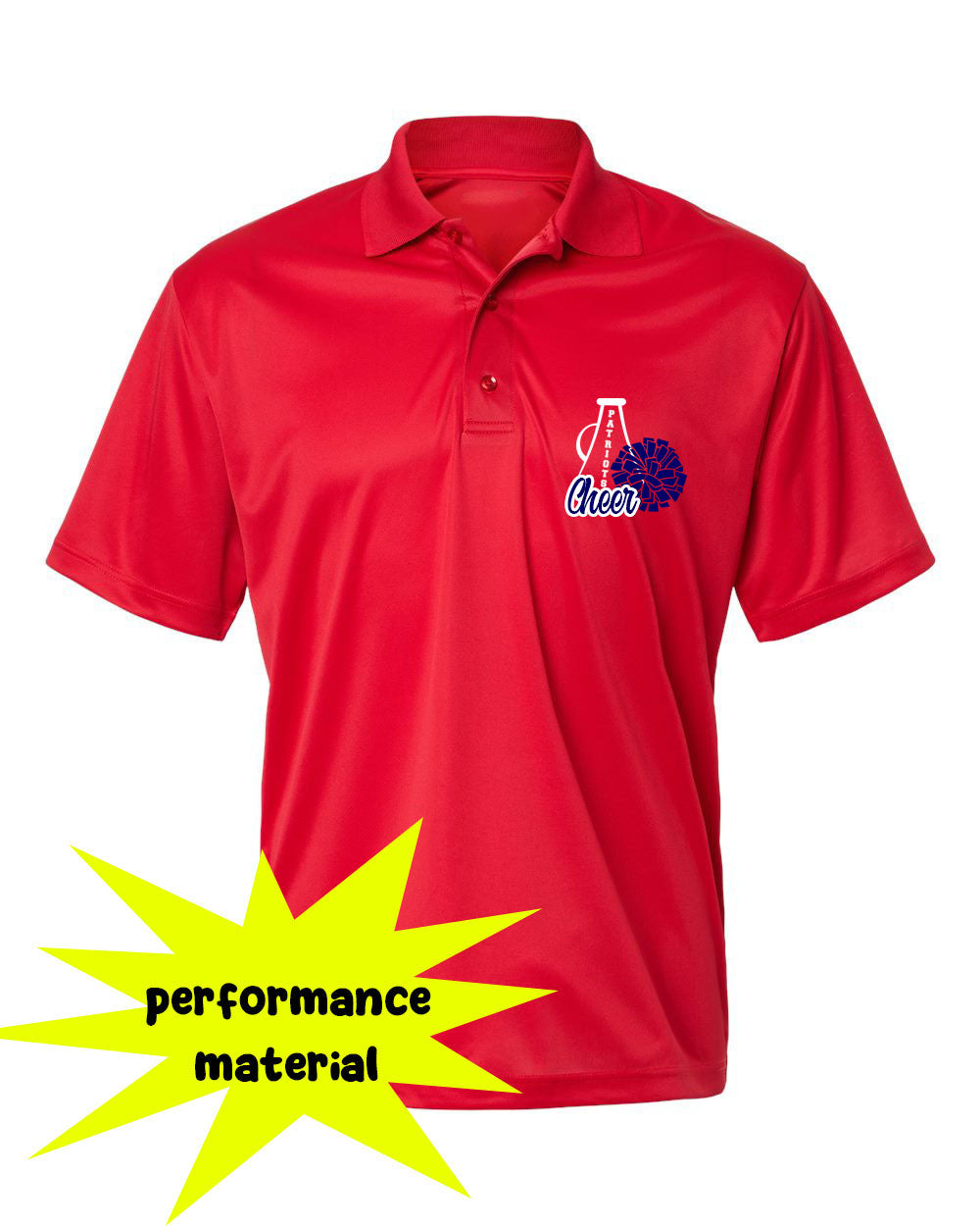 North Warren Design 4 Performance Material Polo T-Shirt