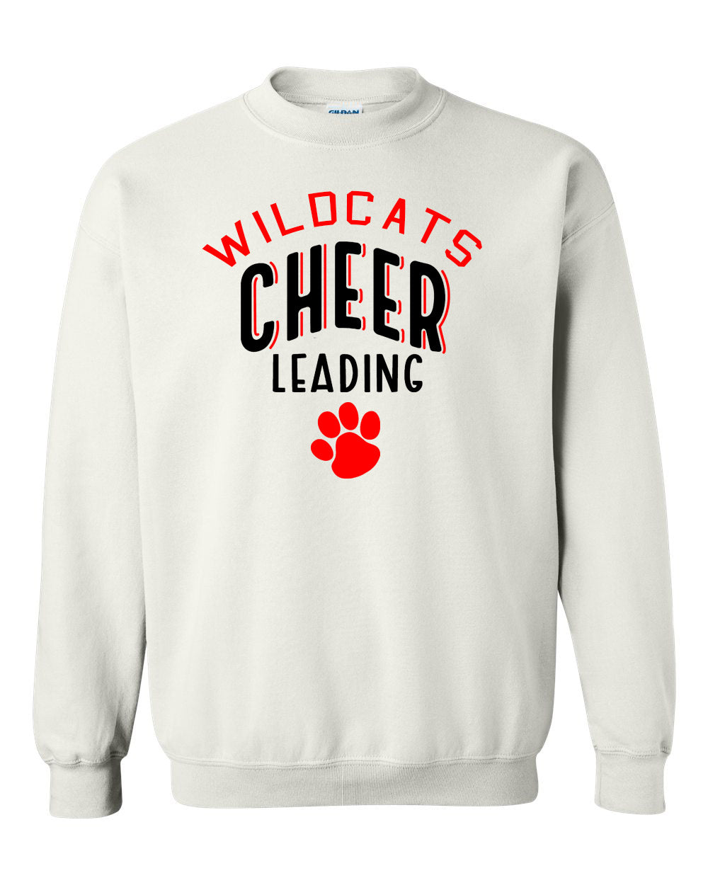 Wildcats Cheer Design 5 non hooded sweatshirt