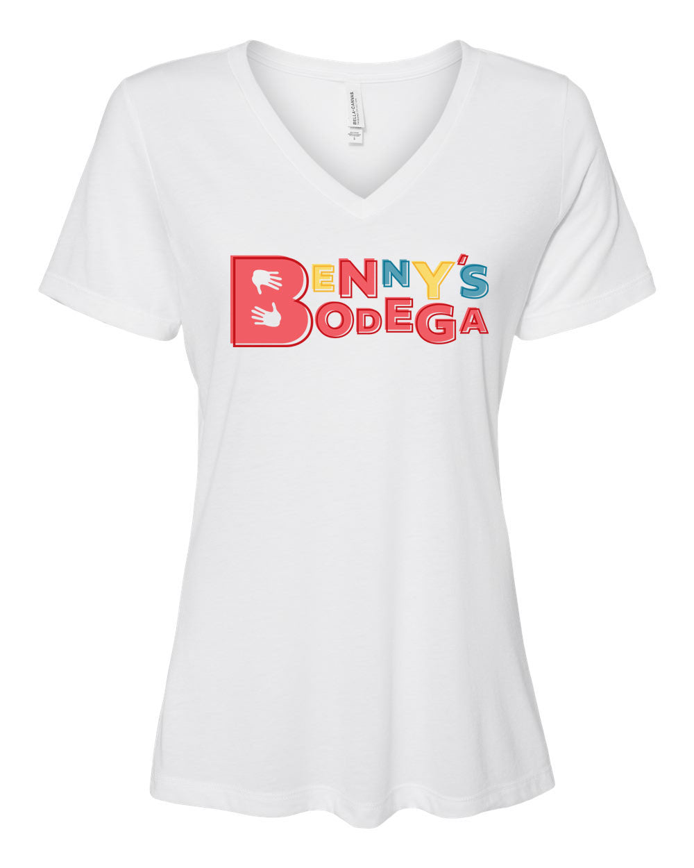 Benny Bodega V-neck T-shirt Design 1