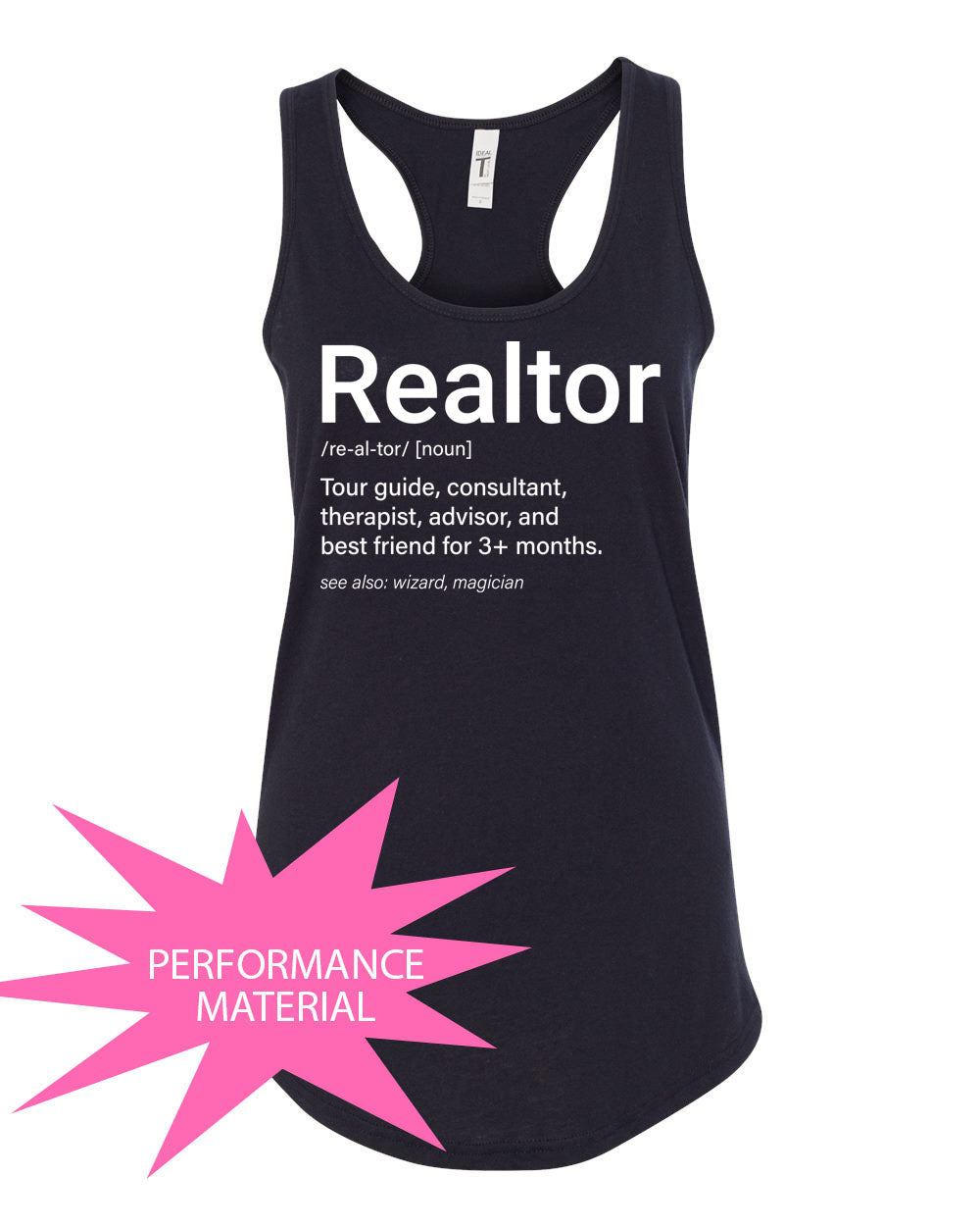 SCAR Performance Racerback Tank Top Design 4