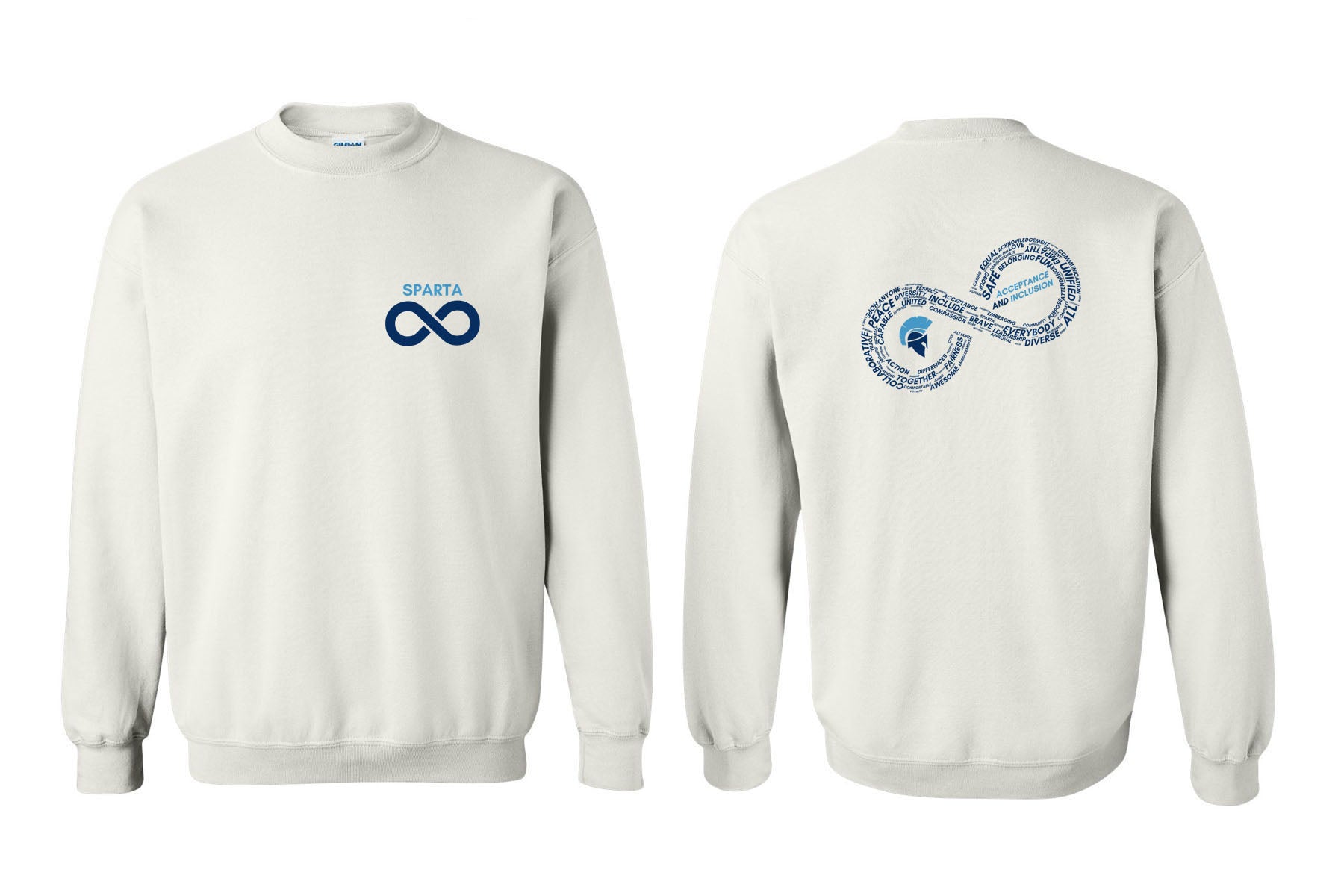 Autism Acceptance Design 2025 non hooded sweatshirt