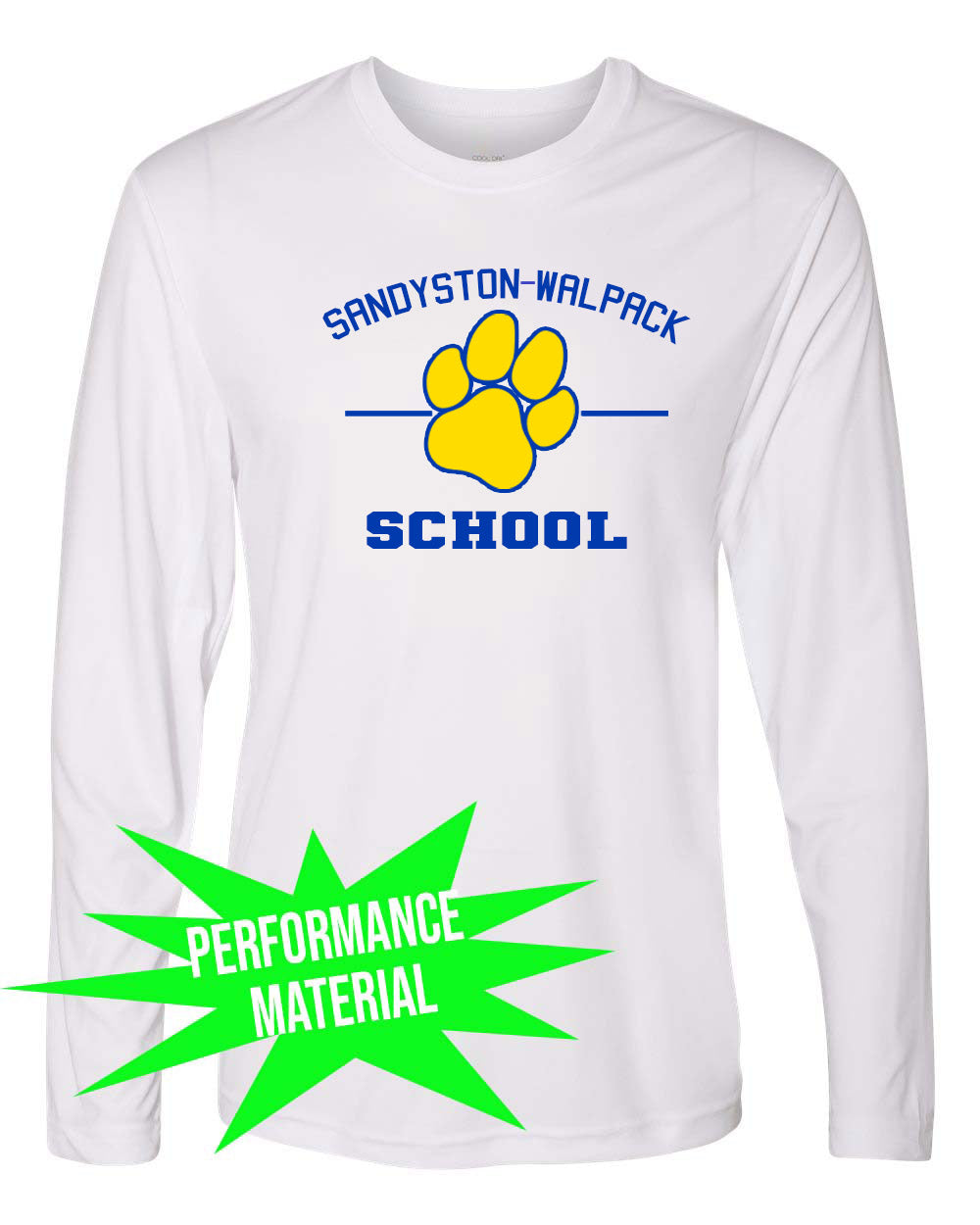 Sandyston Walpack Performance Material Design 4 Long Sleeve Shirt