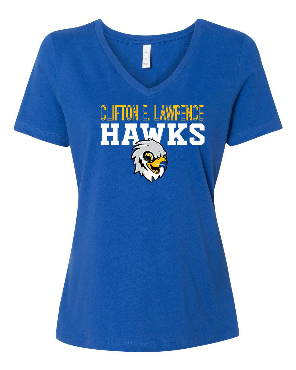Clifton E. Lawrence V-neck T-shirt Design 1