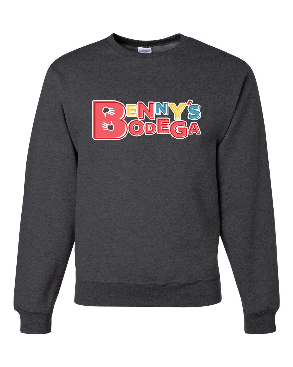 Benny's Bodega Non Hooded Sweatshirt Design 1