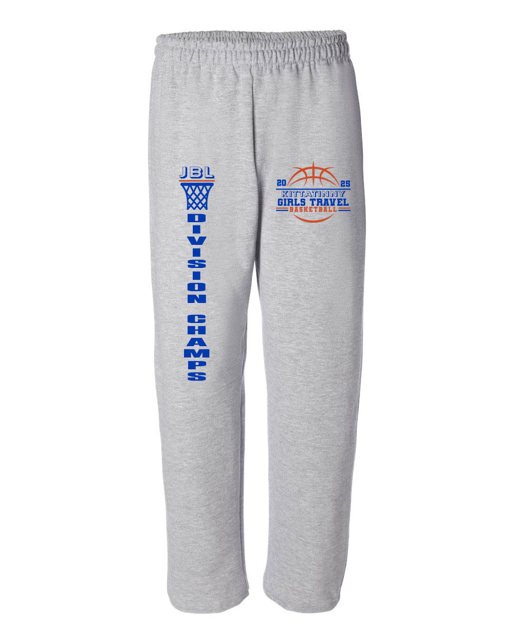 Kittatinny Basketball Design 9 Open Bottom Sweatpants