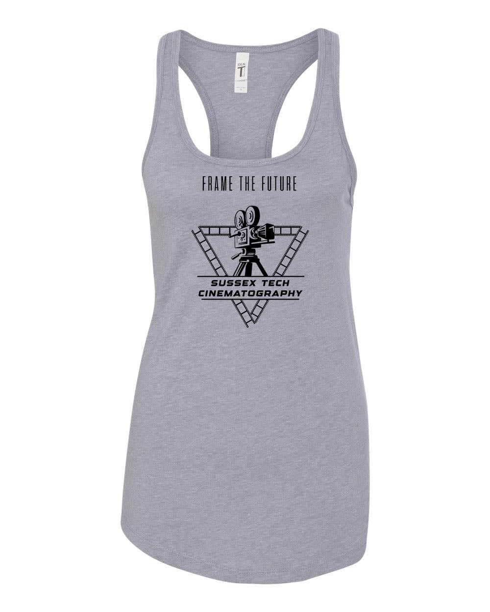 Sussex Tech Film Racerback Tank Top Design 2