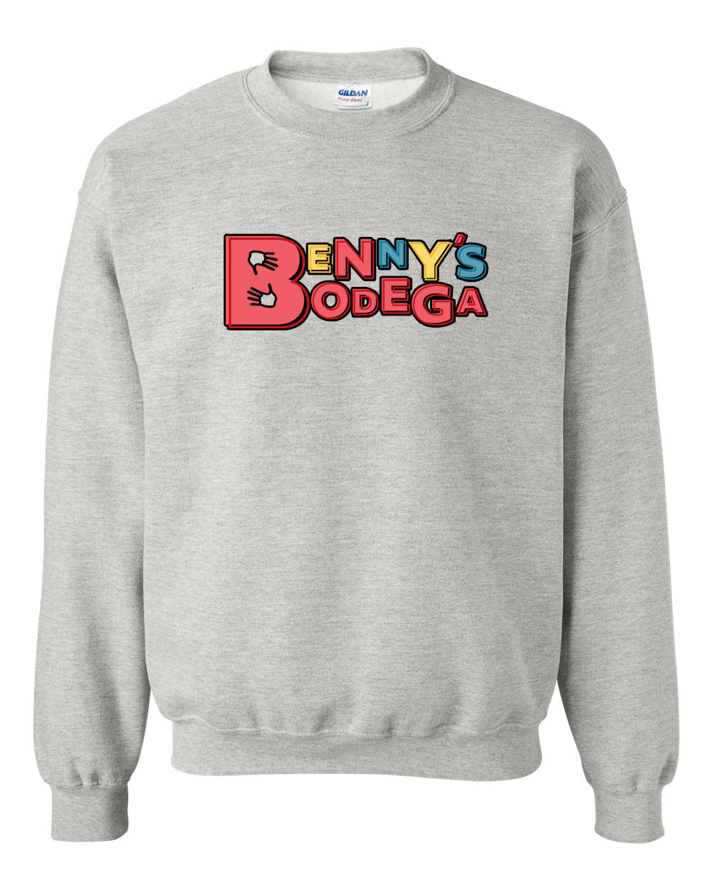 Benny's Bodega Non Hooded Sweatshirt Design 1
