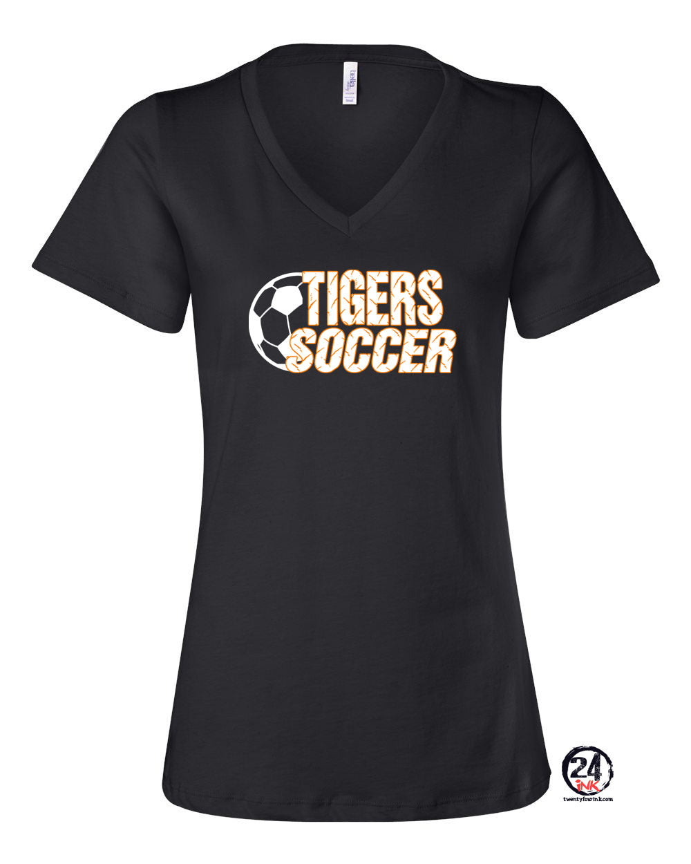 Lafayette Soccer V-neck T-Shirt Design 2