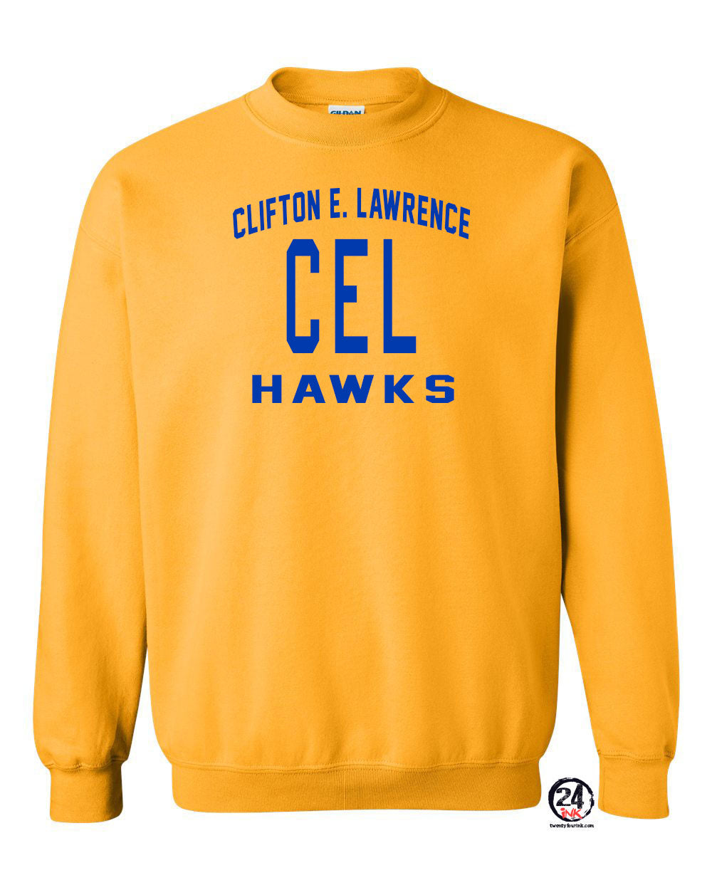 Clifton E. Lawrence Non Hooded Sweatshirt Design 3