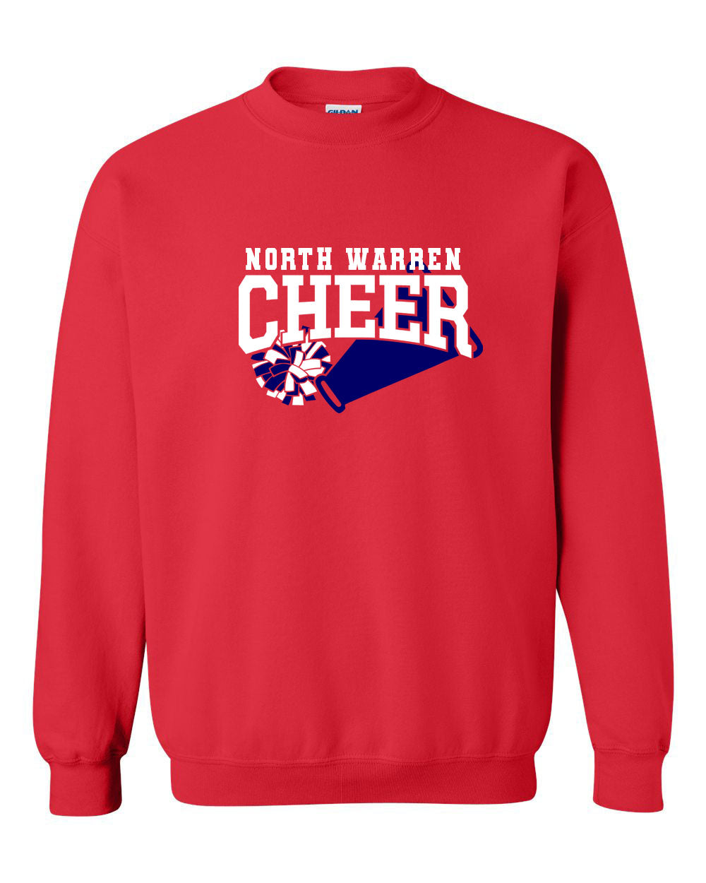 North Warren Cheer Design 5 non hooded sweatshirt