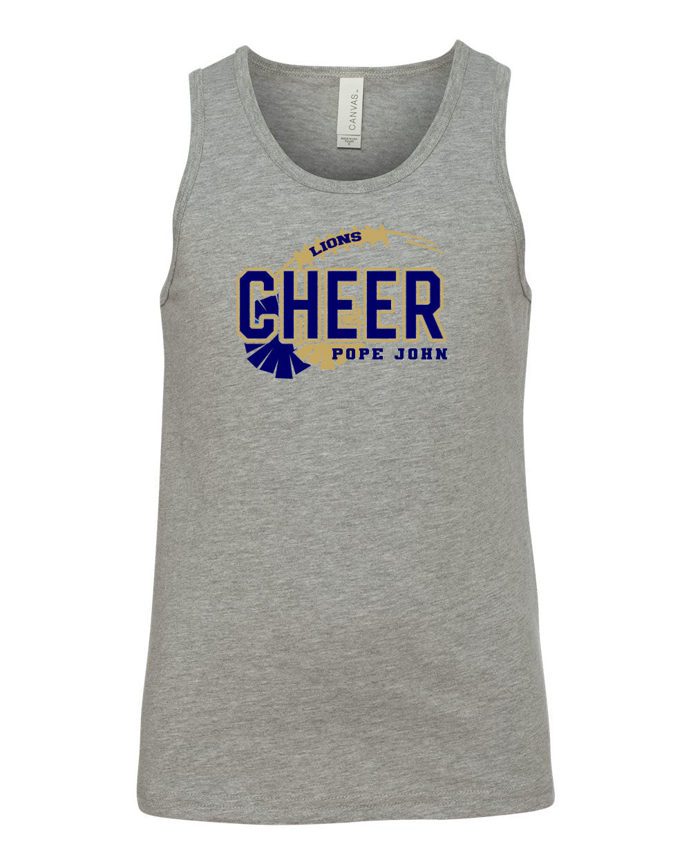 Lions Cheer design 7 Muscle Tank Top