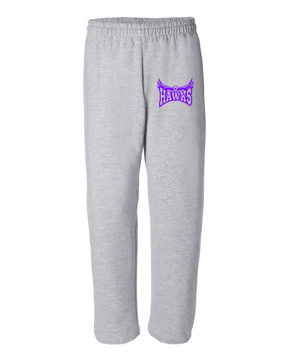 Hawks Open Bottom Sweatpants Design 6