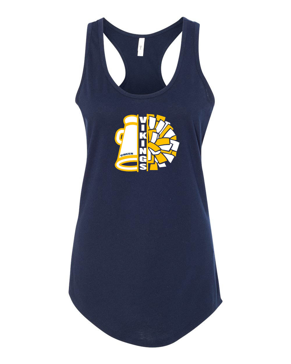 Vernon Cheer Racerback Tank Top Design 17