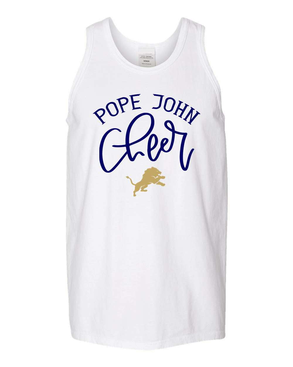 Lions Cheer design 8 Muscle Tank Top