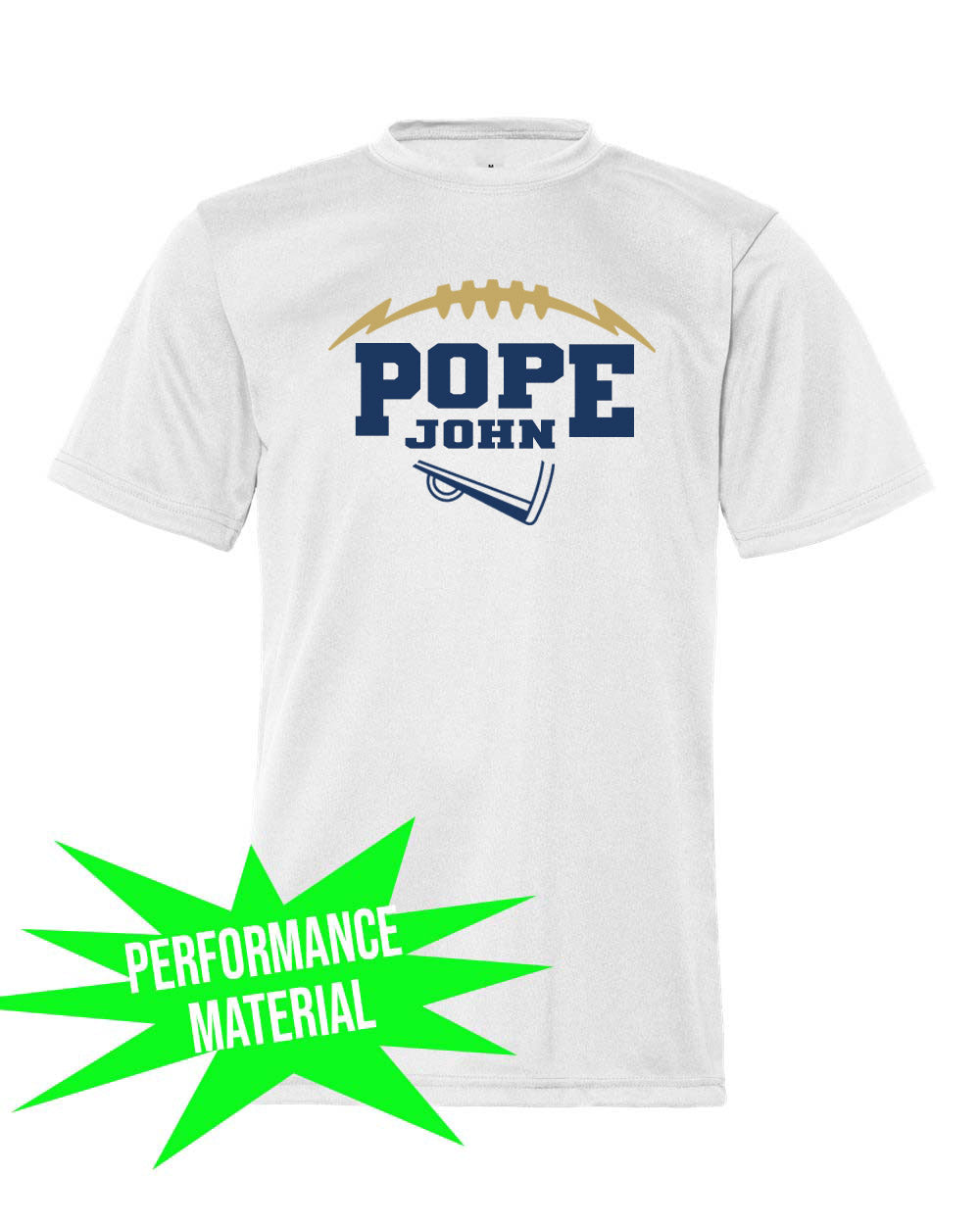 Pope John Cheer Performance Material T-shirt design 10