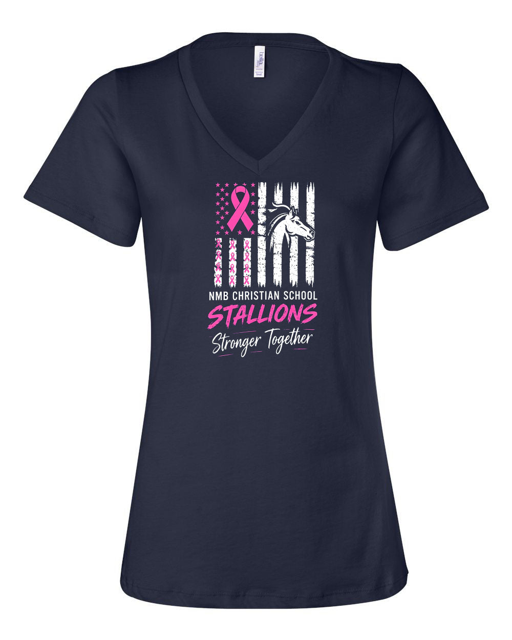 NMB Christian October Event V-neck T-Shirt Design 6