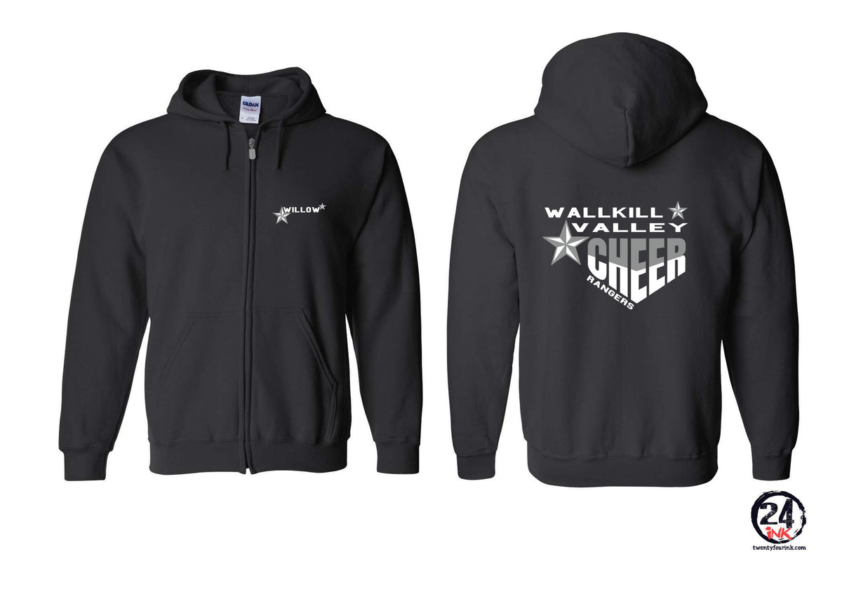 Wallkill Cheer Design 5 Zip up Sweatshirt