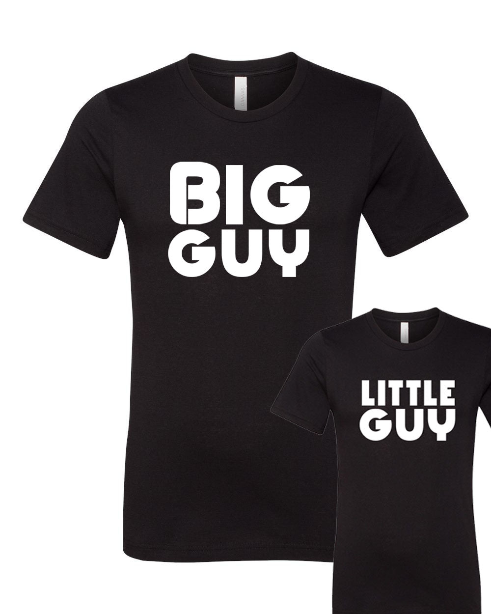 Big guy little guy t-shirt set