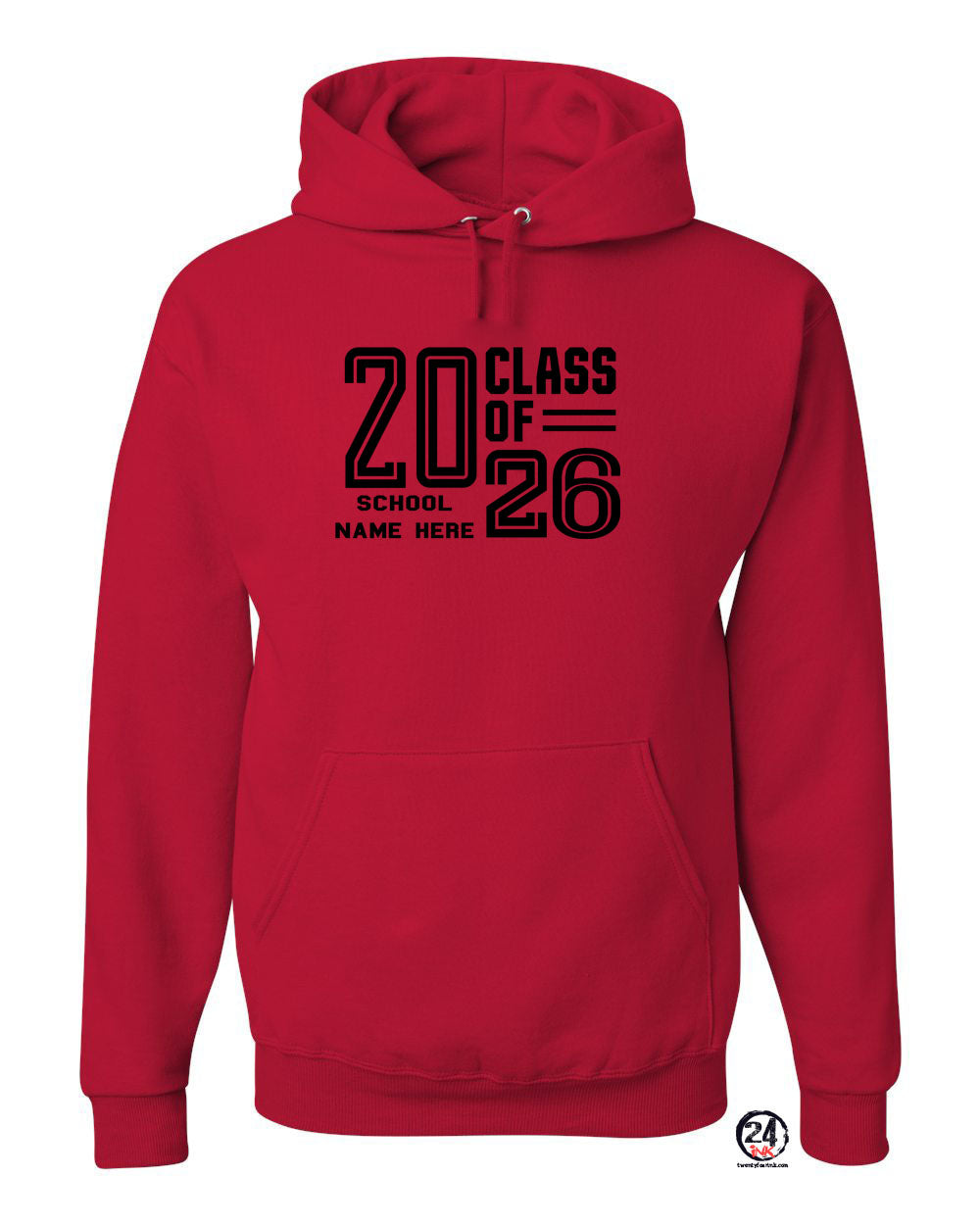 Class of 2026 Design 2 hooded sweatshirt