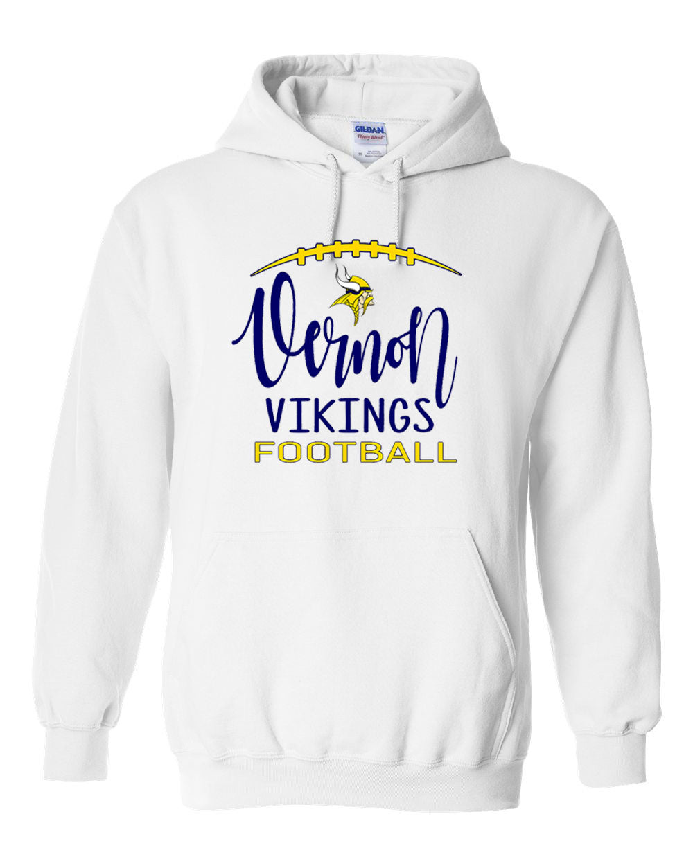 Vernon Football Design 4 Hooded Sweatshirt