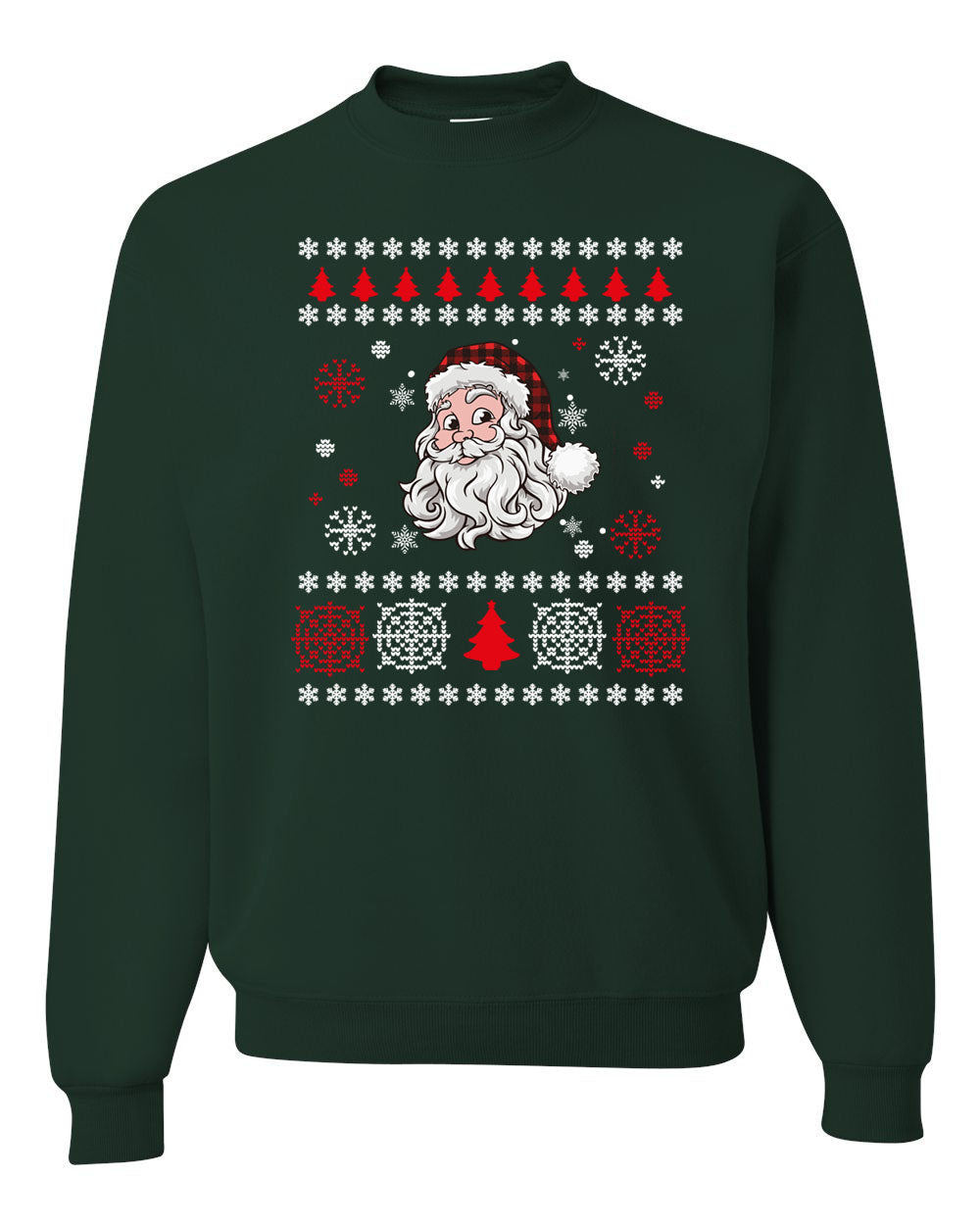 Santa Christmas sweater non hooded sweatshirt
