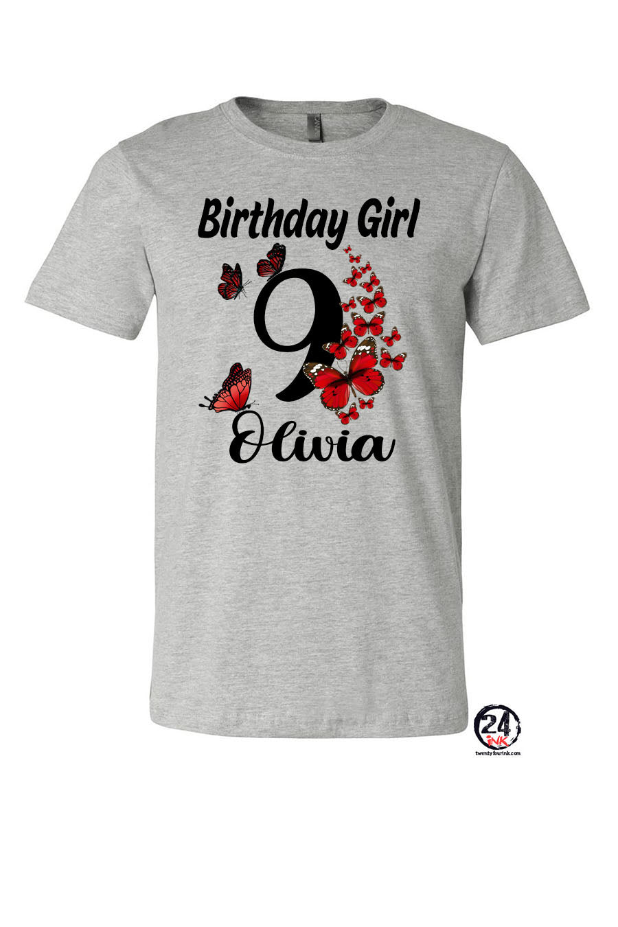 Butterfly Birthday T-Shirt