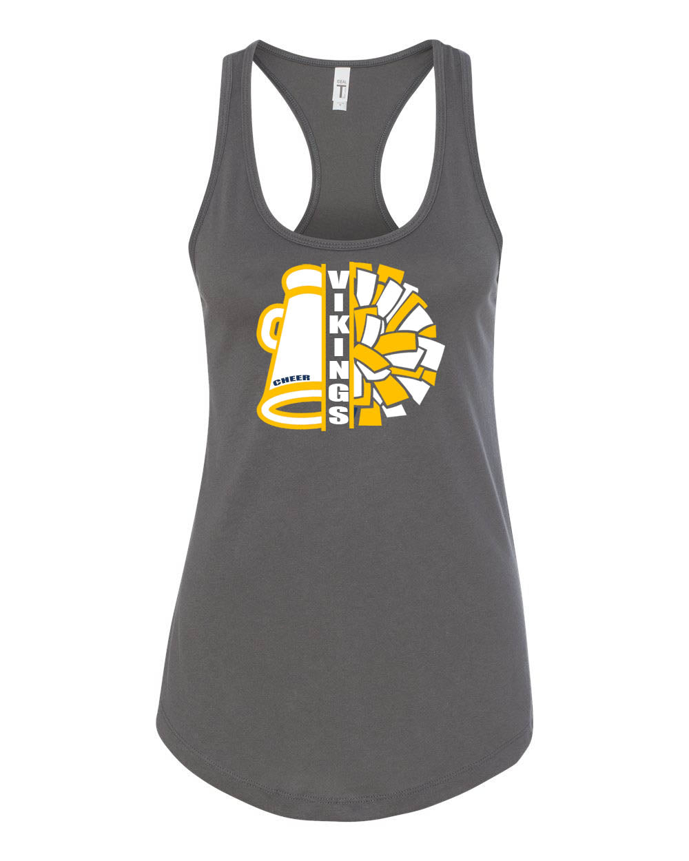 Vernon Cheer Racerback Tank Top Design 17