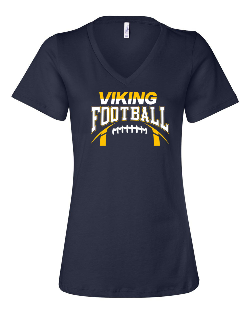 Vinkings Football Design 8 V-neck T-shirt
