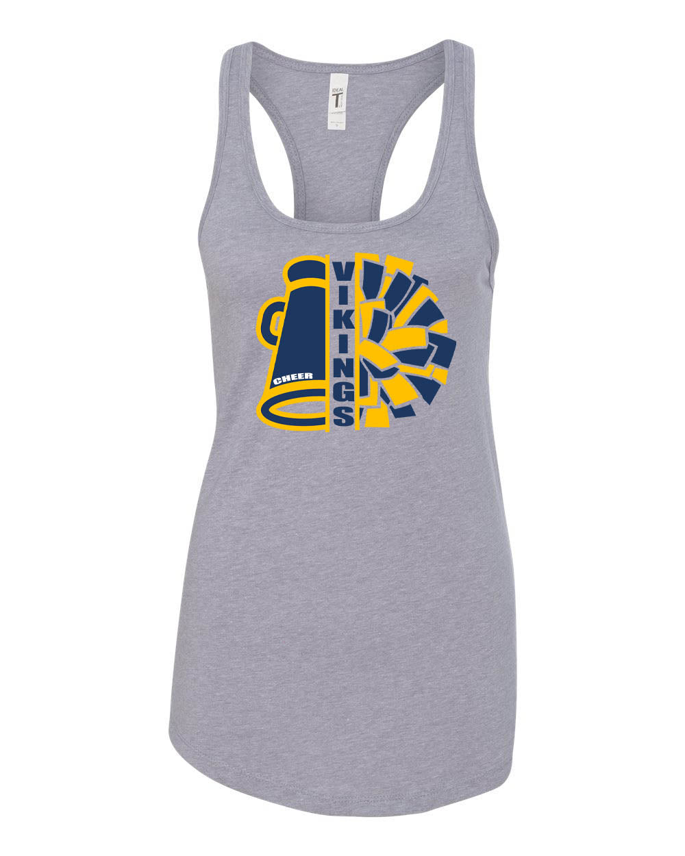 Vernon Cheer Racerback Tank Top Design 17