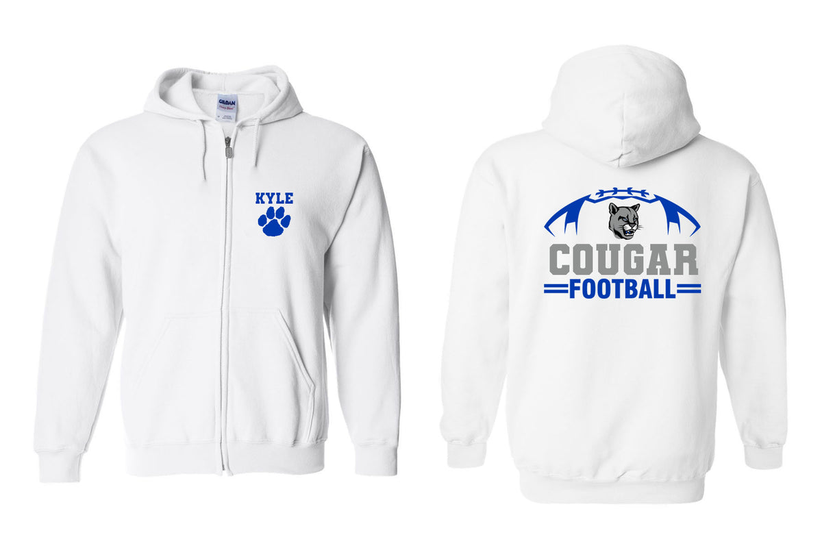 Cougars Football Zip up Sweatshirt Design 16
