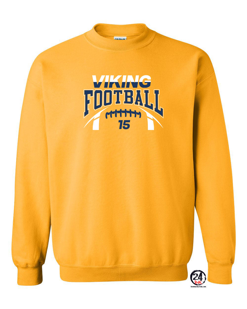 Vikings Football Non Hooded Sweatshirt Design 8