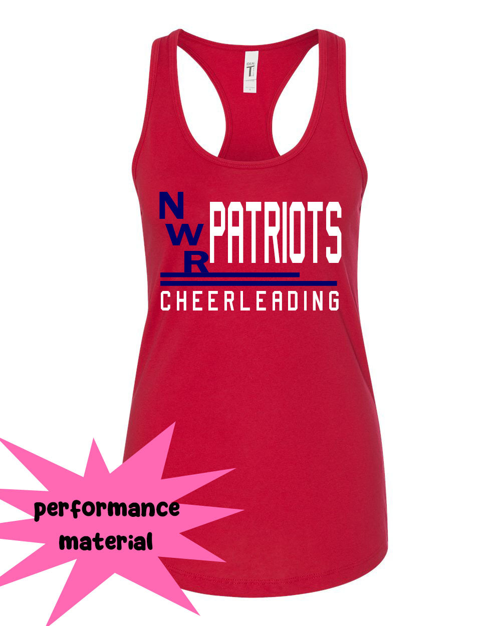 North Warren Design 1 Performance Racerback Tank Top