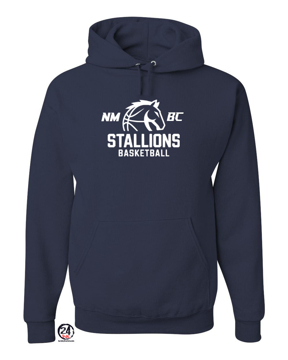 NMB Christian School Basketball Hooded Sweatshirt Design 1