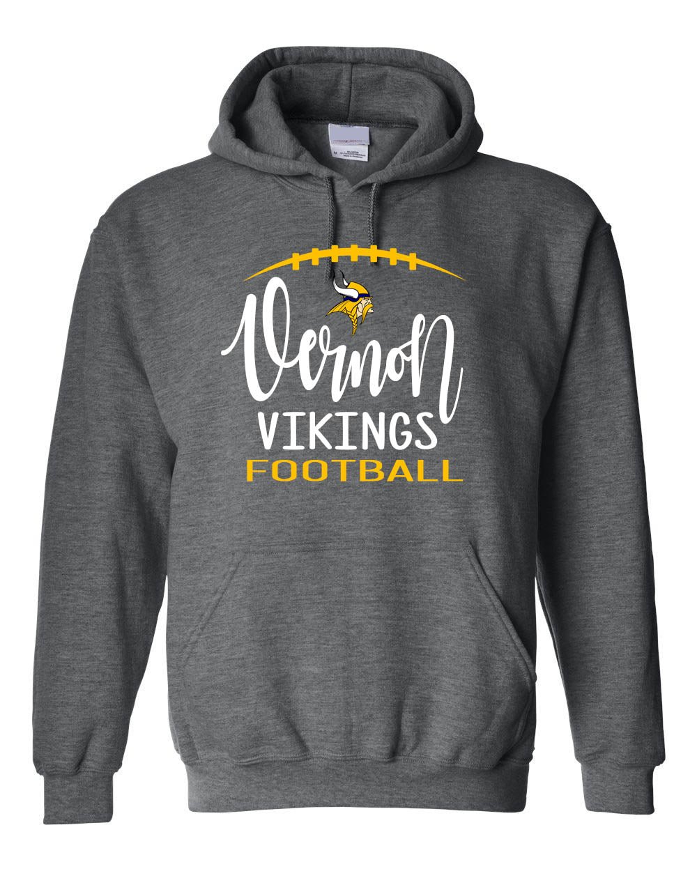 Vernon Football Design 4 Hooded Sweatshirt