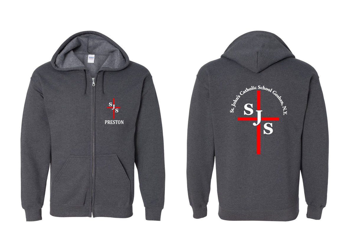 St. John's Design 4 Zip up Sweatshirt