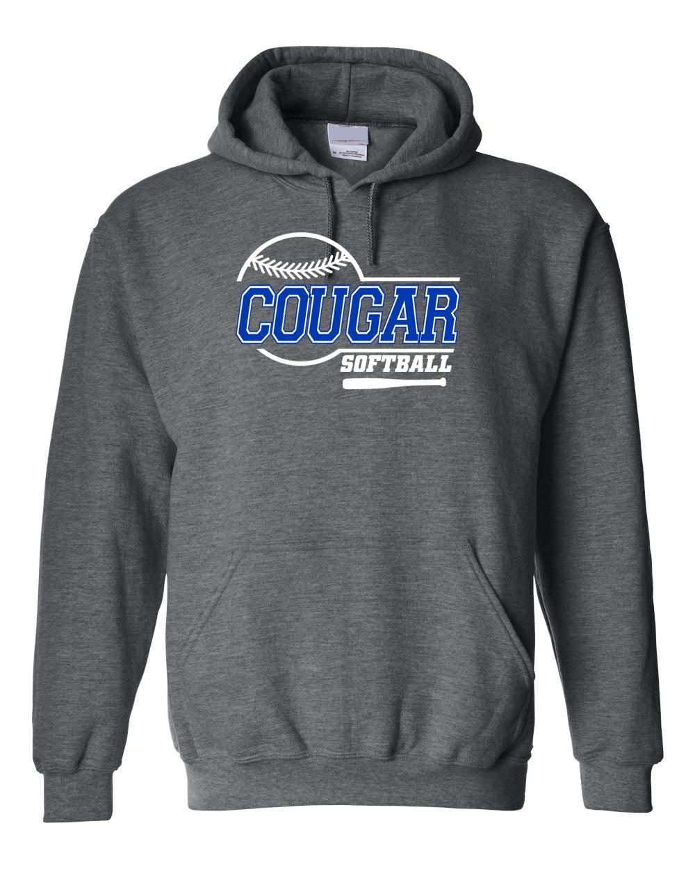 Cougars Softball Design 7 Hooded Sweatshirt