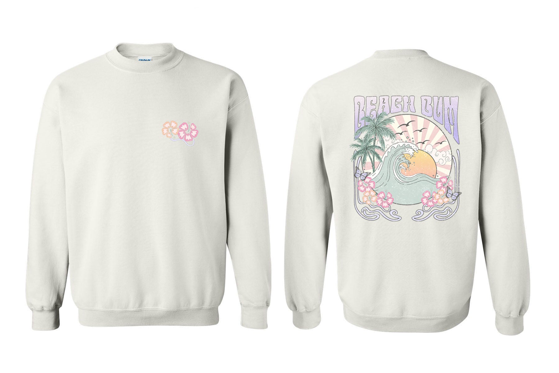 Beach Bum Non Hooded Sweatshirt