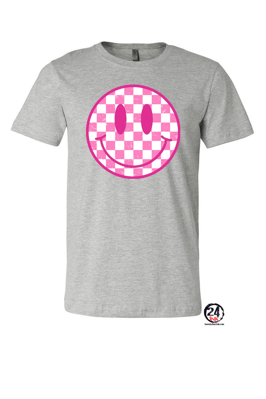 Checkered Smile T-Shirt