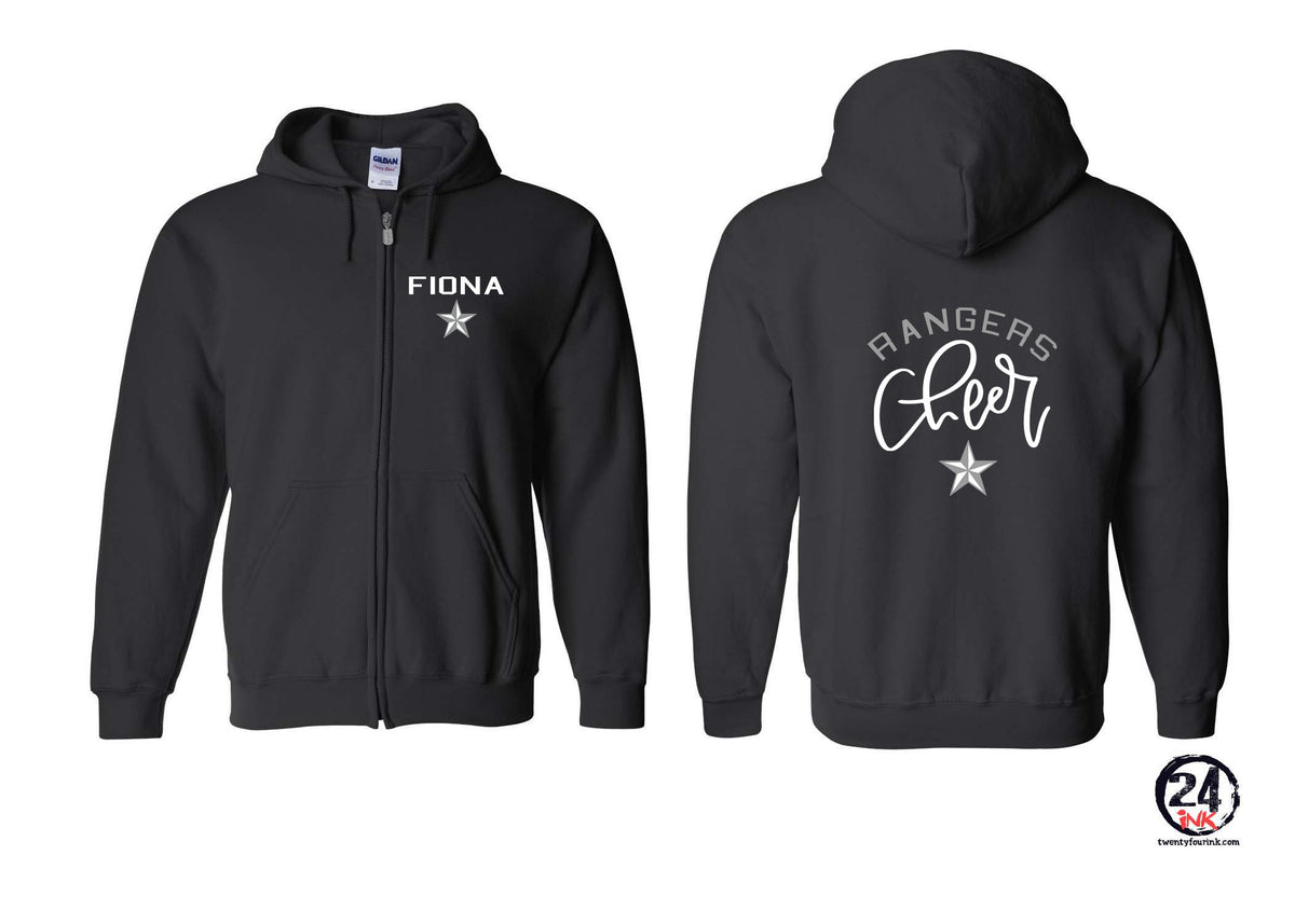 Wallkill Cheer Design 4 Zip up Sweatshirt