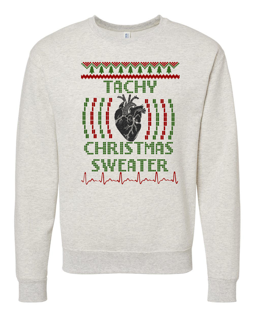 Tachy Christmas sweater non hooded sweatshirt