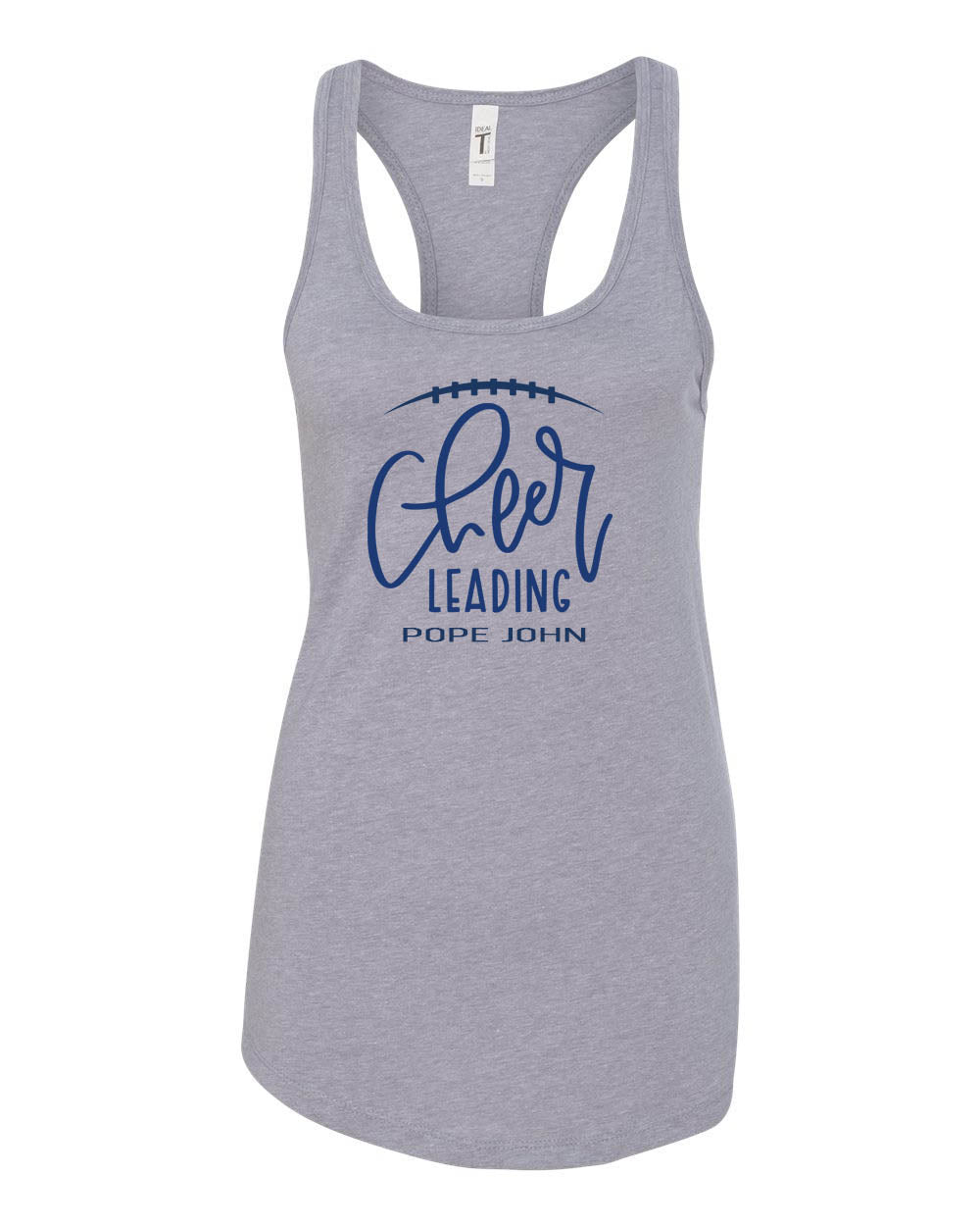 Pope John Cheer Racerback Tank Top Design 12