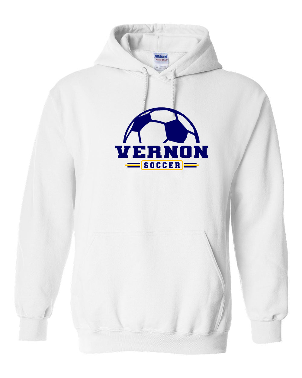 Vernon Soccer Design 1 Hooded Sweatshirt