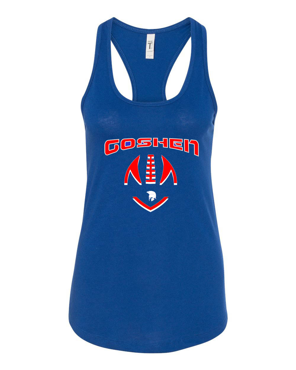 Goshen Football Design 8 Racerback Tank Top