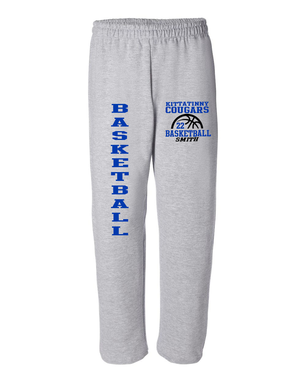 Kittatinny Basketball Design 8 Open Bottom Sweatpants