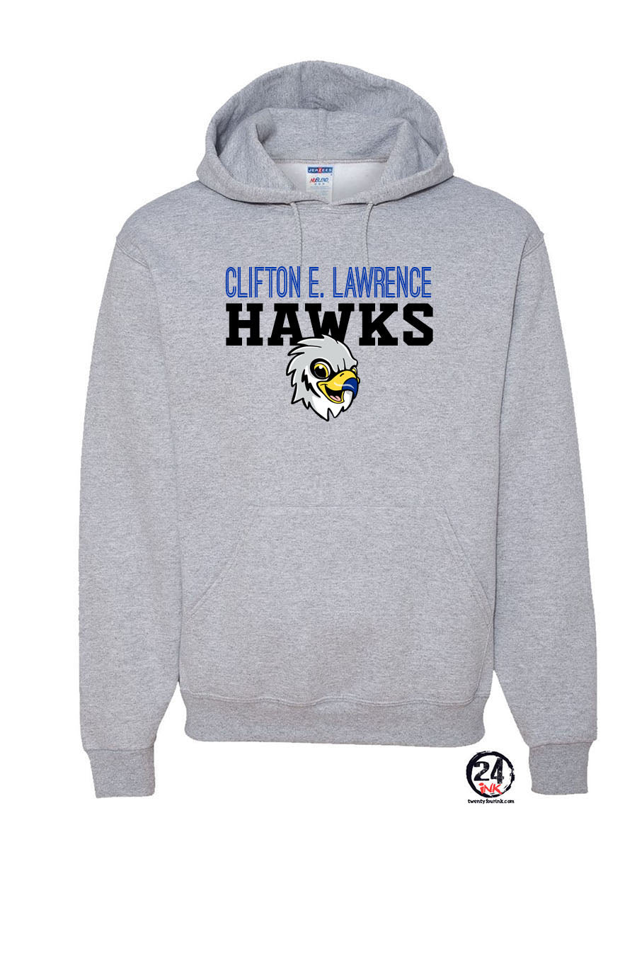 Clifton E. Lawrence Hooded Sweatshirt Design 1
