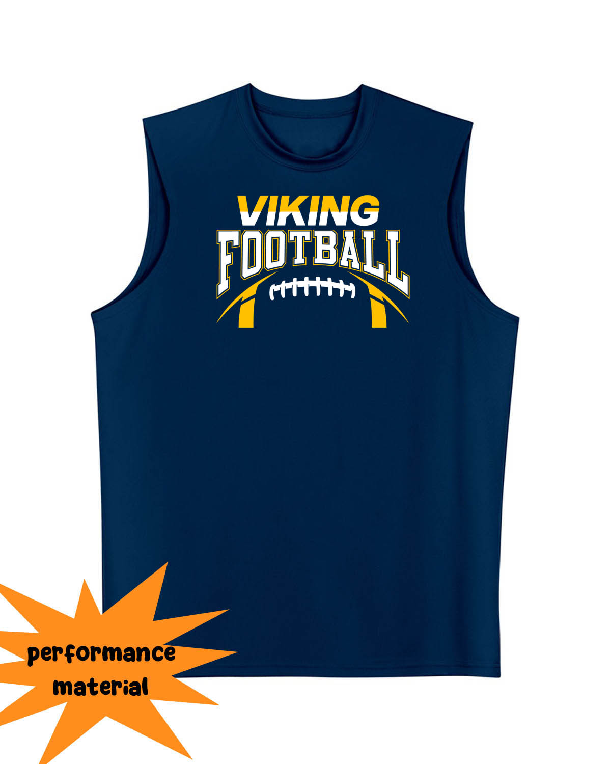 Vikings Football Design 8 Men's Performance Tank Top